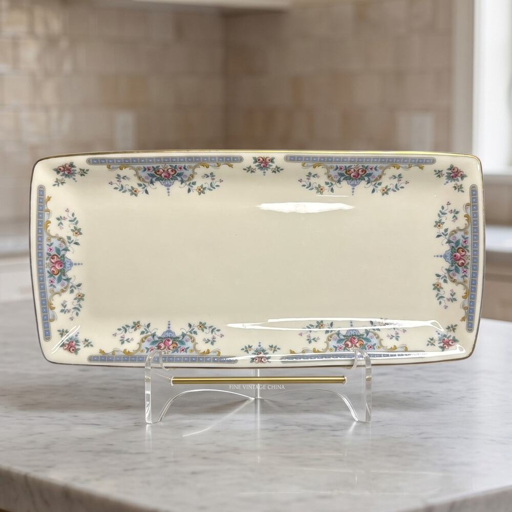 Vintage Royal Doulton Juliet H5077 Sandwich Tray Grandmillennial 1981